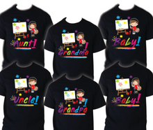Load image into Gallery viewer, Art Painting Family Matching Birthday T-shirts Shirt Celebration kids Coloring