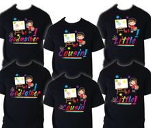 Load image into Gallery viewer, Art Painting Family Matching Birthday T-shirts Shirt Celebration kids Coloring