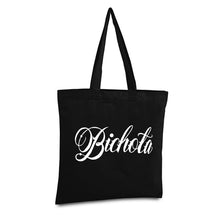 Load image into Gallery viewer, Bichota Tote Bag Reusable Tote Bag latin hispanic lady woman canvas bag Bichota