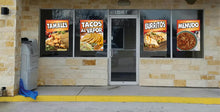 Load image into Gallery viewer, Tacos Al Vapor Sign Window Sticker Mexican Food Truck Concession Vinyl Restaurant