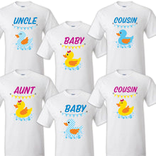 Load image into Gallery viewer, Ducky Family Matching Birthday Party T-shirts Celebration Reunion Yellow duck