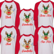 Load image into Gallery viewer, Reindeer Shirts Matching Pajamas, Deer Matching Shirt, Matching Xmas, Reindeer Outfit, Christmas Matching Tees, Family Matching Reno Tee