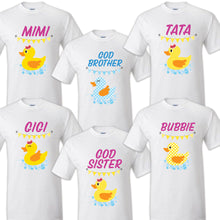 Load image into Gallery viewer, Ducky Family Matching Birthday Party T-shirts Celebration Reunion Yellow duck