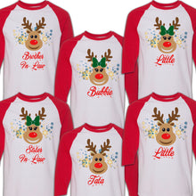 Load image into Gallery viewer, Reindeer Shirts Matching Pajamas, Deer Matching Shirt, Matching Xmas, Reindeer Outfit, Christmas Matching Tees, Family Matching Reno Tee
