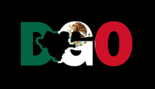 Load image into Gallery viewer, Durango letters Decal Car Window Laptop Map Vinyl Sticker Mexico Estado de Dgo