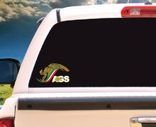 Load image into Gallery viewer, Mexico escudo car window vinyl sticker Decal Gobierno Mex. AGUASCALIENTES AGS Estado Mexican Flag Trokiando Trokitas trucking decals