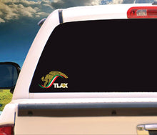 Load image into Gallery viewer, Mexico escudo car window vinyl sticker Decal Gobierno Mex Eagle Aguila. TLAXCALA Tlax Estado Mexican Flag