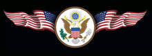 Load image into Gallery viewer, USA American Flag Eagle Decal Car Window Laptop Map Vinyl Sticker