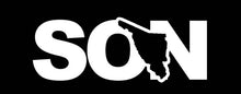 Load image into Gallery viewer, Sonora letters Decal Car Window Laptop Map Vinyl Sticker Mexico SON