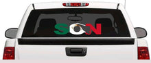 Load image into Gallery viewer, Sonora letters Decal Car Window Laptop Map Vinyl Sticker Mexico SON