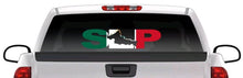 Load image into Gallery viewer, SLP letters Decal Car Window Laptop Map Vinyl Sticker Mexico SLP Mx Estado