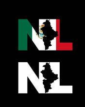 Load image into Gallery viewer, Nuevo Leon letters Decal Car Window Laptop Map Vinyl Sticker Mexico NL Estado
