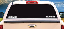 Load image into Gallery viewer, Chingon / Chingona Decal Car Window Vinyl Sticker Mexico Trucking Sticker Trucks Trokiando