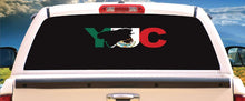 Load image into Gallery viewer, Yucatan letters Decal Car Window Laptop Map Vinyl Sticker Estado DF YUC Trokiando Trucks Vehicle Decal Trucks vehicle Mexican Flag
