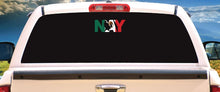 Load image into Gallery viewer, Nayarit letters Decal Car Window Laptop Map Vinyl Sticker Estado NAY Trokiando Trucks Vehicle Decal Trucks vehicle Mexican Flag Camioneta