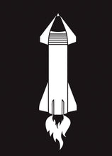 Load image into Gallery viewer, Starship Rocket Space Shuttle Spaceship Decal Sticker Wall Car Window Laptop Vinyl Sticker