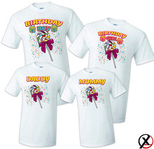 Load image into Gallery viewer, Lollipop Candy Sweets Candyland Birthday Matching T-shirts Party Family Kid Reunion Celebration Tee Shirt Mom, dad, sister