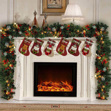 Load image into Gallery viewer, Personalized Christmas stocking embroidered, christmas gift Bota Navidad Small 2