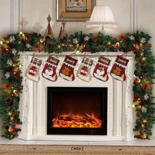 Load image into Gallery viewer, Personalized Christmas stocking embroidered, christmas gift Bota Navidad Small 3