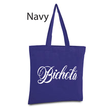 Load image into Gallery viewer, Bichota Tote Bag Reusable Tote Bag latin hispanic lady woman canvas bag Bichota