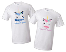 Load image into Gallery viewer, Unicorn Squad Birthday Matching T-shirts Party Family Kid shirt Mom, dad Reunion