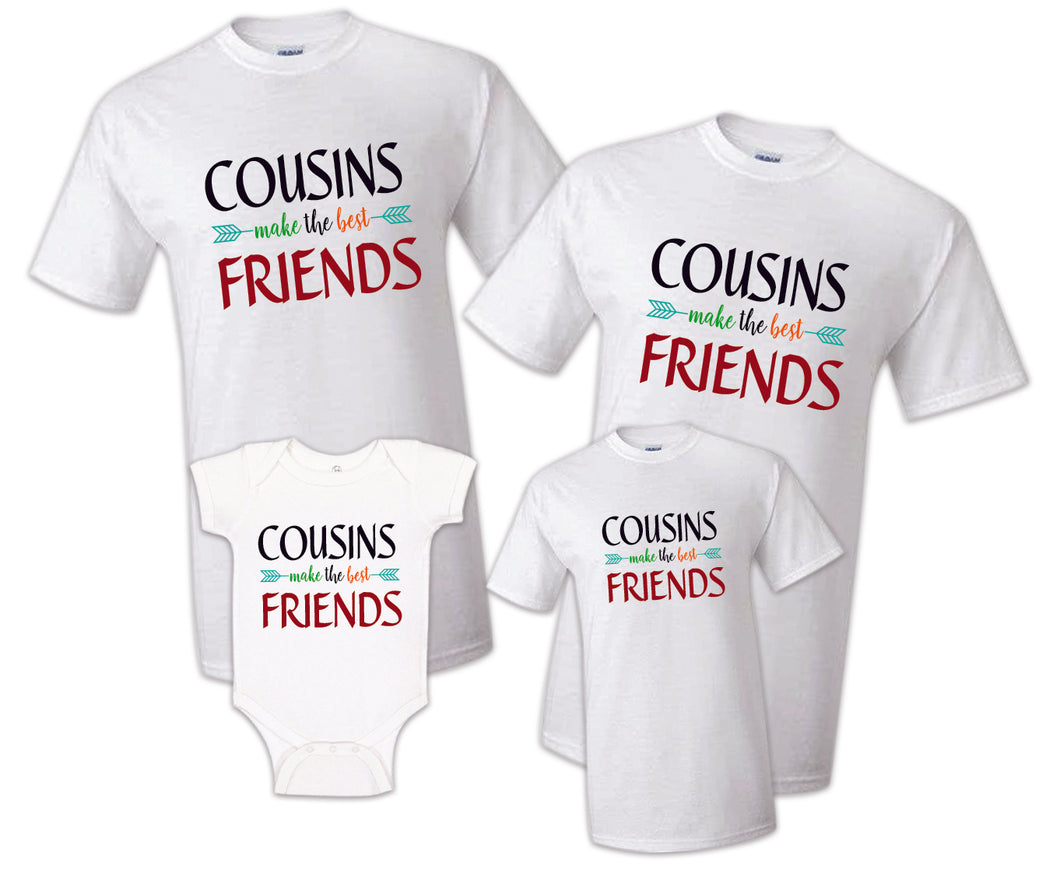 Cousins make the best friends TSHIRT / HOODIE, best friends Matching T-shirts Party Big