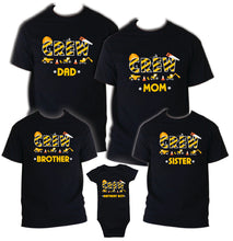 Load image into Gallery viewer, Construction Crew Birthday Matching T-shirts Party Family Kid shirt Digger Dump