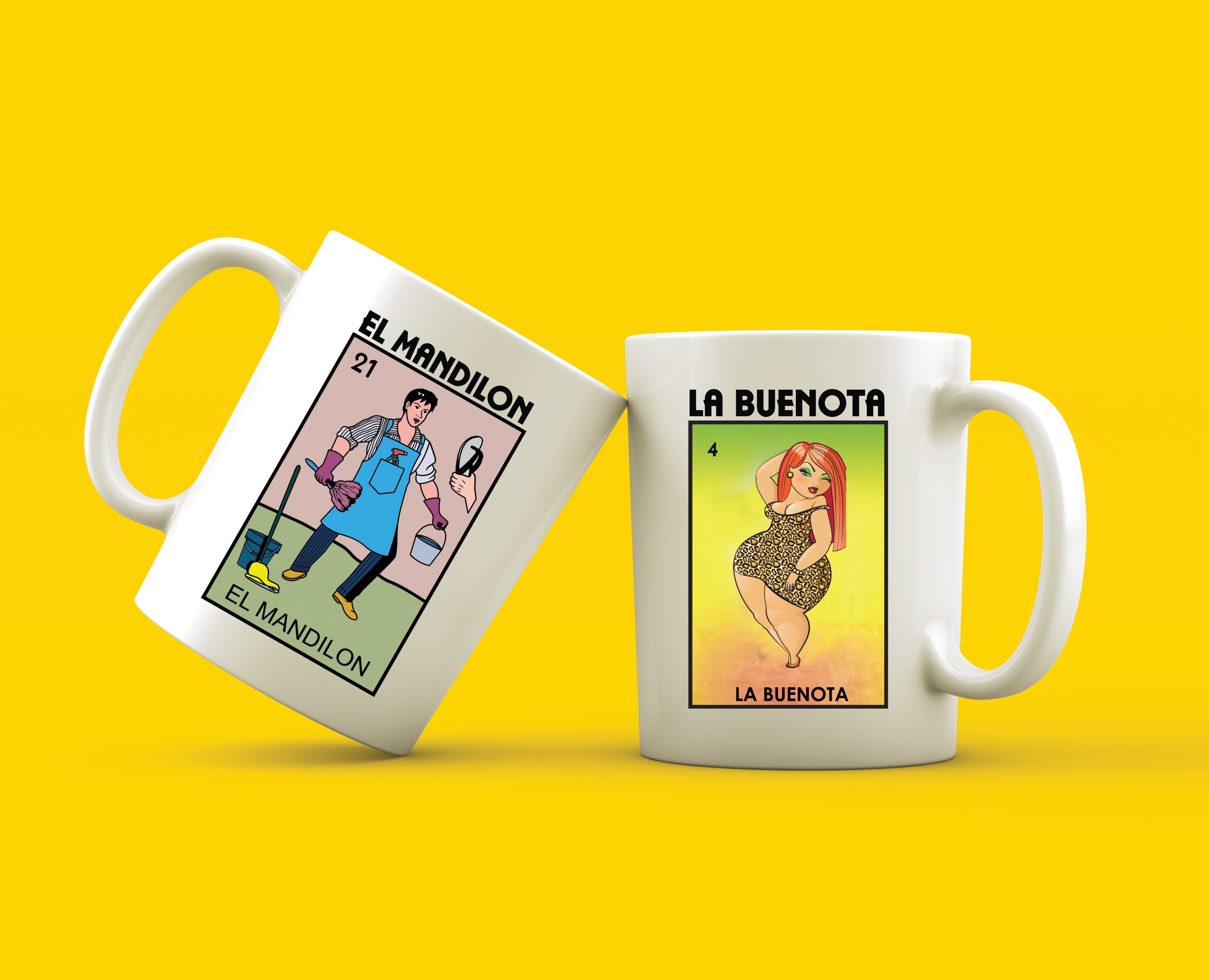 Loteria Mug With Color Inside Super Mama Mexican Mom Gift