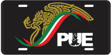 Load image into Gallery viewer, Mexican Logo Car Plate aluminum License Plate Gobierno de Mexico logo Plate