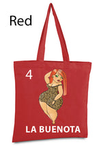 Load image into Gallery viewer, La Buenota Tote Bag Mexican Card Bingo Illustration Reusable Tote Bag