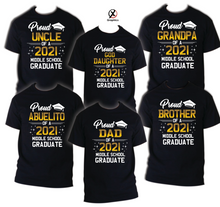 Load image into Gallery viewer, Family of Graduate T-Shirts, Graduation Matching Grad Shirt, 2021 Graduation 6