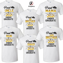 Load image into Gallery viewer, Family of Graduate T-Shirts, Graduation Matching Grad Shirt, 2021 Graduation 3