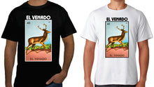 Load image into Gallery viewer, El Venado TSHIRT / RAGLAN Loteria Mexican Bingo Short Sleeve, Gift, Celebration The deer tee Raglan