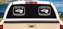 Load image into Gallery viewer, Hecho en Quintana Roo letters Decal Car Window Laptop Flag Vinyl Sticker Mexico ROO Mexican Sticker, Trucking, Trokiando Trucks decal Mex