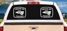 Load image into Gallery viewer, Hecho en Yucatan letters Decal Car Window Laptop Flag Vinyl Sticker Mexico YUC Mexican Sticker, Trucking, Trokiando Trucks decal Mex