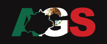 Load image into Gallery viewer, Aguascalientes letters Decal Car Window Laptop Map Vinyl Sticker Mexico AGS