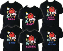 Load image into Gallery viewer, Farm Birthday T Shirt Family matching celebration reunion party tee mom dad kid