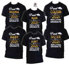 Load image into Gallery viewer, Family of Graduate T-Shirts, Graduation Matching Grad Shirt, 2021 Graduation 6