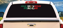 Load image into Gallery viewer, Aqui anduvieras Pendeja Decal Car Window Map Vinyl Sticker Mexico Trucking Stick