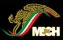 Load image into Gallery viewer, MICH Mexico escudo can window vinyl sticker. Decal Gobierno Eagle Michoacan