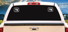Load image into Gallery viewer, Hecha en Matamoros letters Decal Car Window Laptop Flag Vinyl Sticker Mexico SLP Mexican Sticker, Trucking, Trokiando Trucks decal MX MT