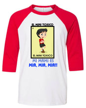 Load image into Gallery viewer, El Mini Toxico TSHIRT / HOODIE / RAGLAN Loteria Mexican Bingo T Shirt / Hoodie / Raglan Toxic Mexican Bingo Lottery