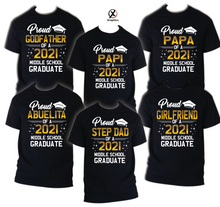 Load image into Gallery viewer, Family of Graduate T-Shirts, Graduation Matching Grad Shirt, 2021 Graduation 6