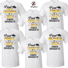 Load image into Gallery viewer, Family of Graduate T-Shirts, Graduation Matching Grad Shirt, 2021 Graduation 3