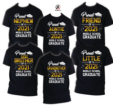 Load image into Gallery viewer, Family of Graduate T-Shirts, Graduation Matching Grad Shirt, 2021 Graduation 6