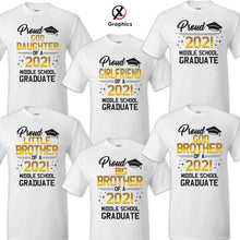 Load image into Gallery viewer, Family of Graduate T-Shirts, Graduation Matching Grad Shirt, 2021 Graduation 6