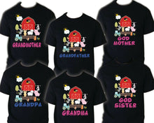 Load image into Gallery viewer, Farm Birthday T Shirt Family matching celebration reunion party tee mom dad kid