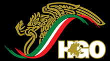 Load image into Gallery viewer, Mexico escudo car window vinyl sticker Decal Gobierno Mex. Hidalgo Hgo Trokiando Decal Trokitas Trucking Mexican Flag Eagle Sticker