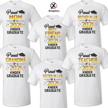Load image into Gallery viewer, Family of Graduate T-Shirts, Graduation Matching Grad Shirt, 2021 Graduation 3