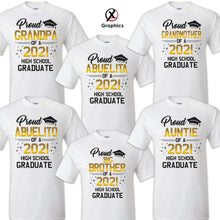 Load image into Gallery viewer, Family of Graduate Shirts, Graduation Matching Grad Shirt, 2021 Graduation HS 5